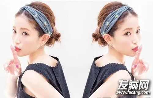 发型网 女生发型 中长发型 > 中长发怎么扎简单好看 4款甜美扎发教程