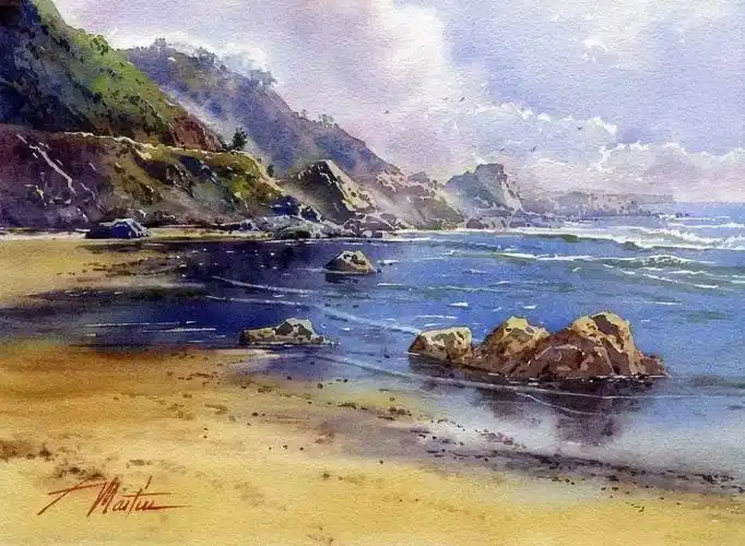 西班牙水彩画家faustinomartingonzalez作品欣赏