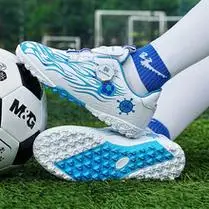 小李子刺客c罗足球鞋男学生儿童梅西12长钉cr7男童ag碎钉tf内马尔