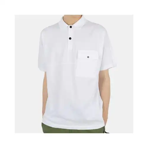 韩国直邮stoneislanddimont22ss石头口袋绣花短袖t恤