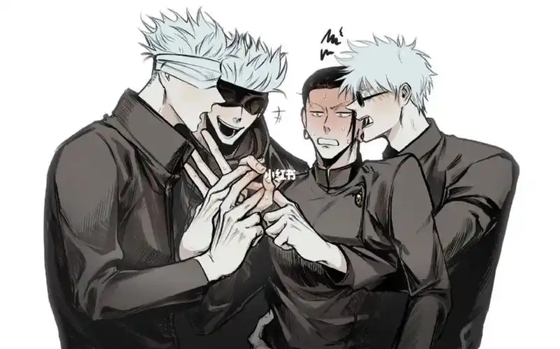 五条悟  #咒术回战  #夏油杰  这时候我真的夏油杰～三个五条悟能不