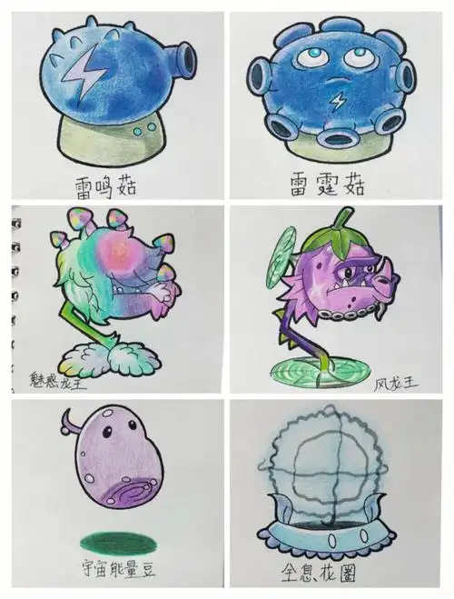 植物大战僵尸怎么画简笔画