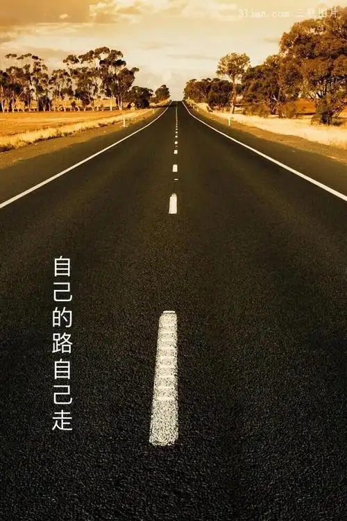 自己的路自己走!