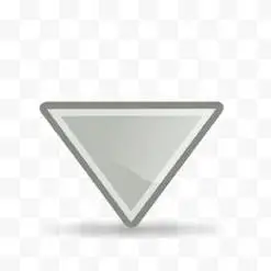 向下的小三角形符号