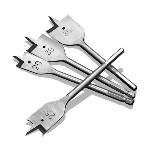 三尖横刃木工钻头木板木料打孔器开孔开口扁钻8/10/12/22/32/35mm