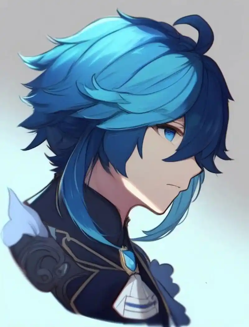 蓝色系男生 真的有人能拒绝蓝发男孩纸么