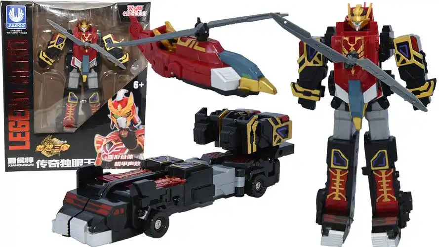 梦想三国传奇独眼王夏侯惇机甲声效变形合体