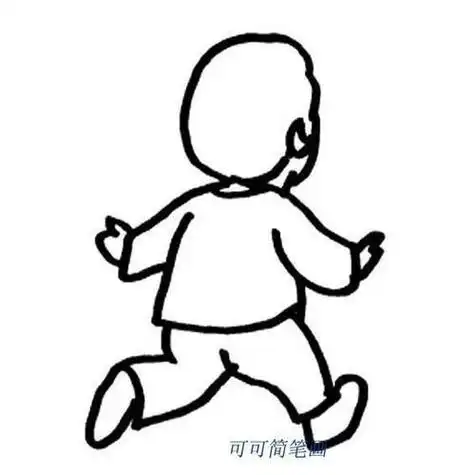 小学生的简笔画背面