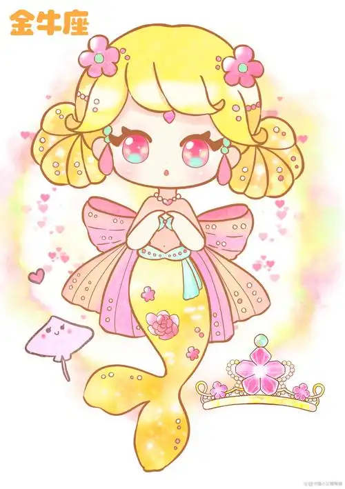 十二星座美人鱼公主 十二星座简笔画 99怎么画十二星座美人鱼公主