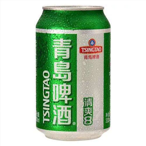 青岛清爽8度啤酒330ml6听啤酒