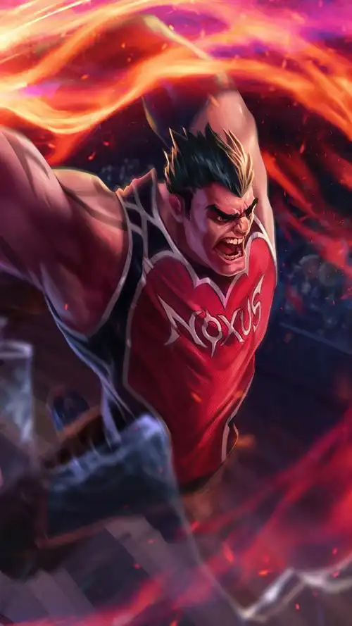 lol英雄联盟 诺克萨斯之手 德莱厄斯 darius 灌篮高手 手机壁纸 - 子