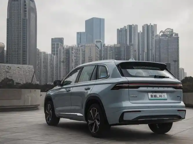 有新能源那味儿了实拍吉利星越l雷神hix混动版