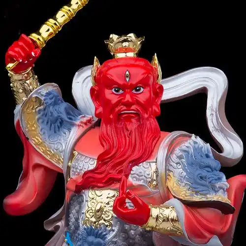 王灵官火神桌面工艺品中式客厅佛像树脂护法神像摆件