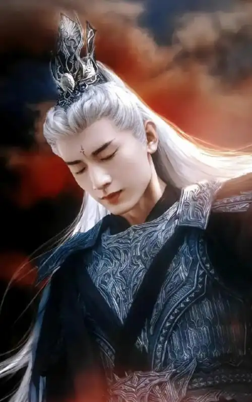 这些古装美男白发太惊艳,盛世容颜,一眼万年