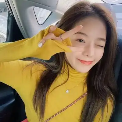 黄色系列女生头像