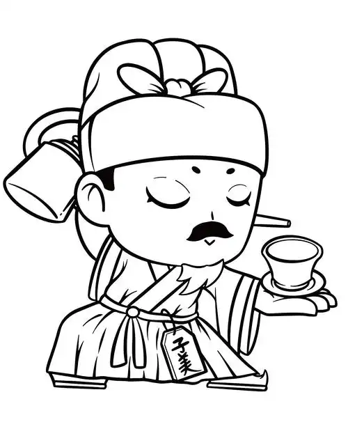 杜甫6个q版形象|插画|新锐潮流插画|天工潮玩 - 原创作品 - 站酷