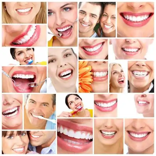 健康牙齿大拼贴