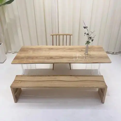 实木大板  #定制家具  #北美白蜡木  #餐桌  #实木家具 #家具  #白蜡