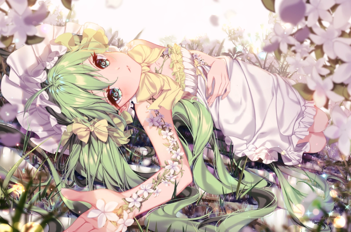 精选动漫电脑壁纸,泳池美少女系列,总有一款你喜欢!