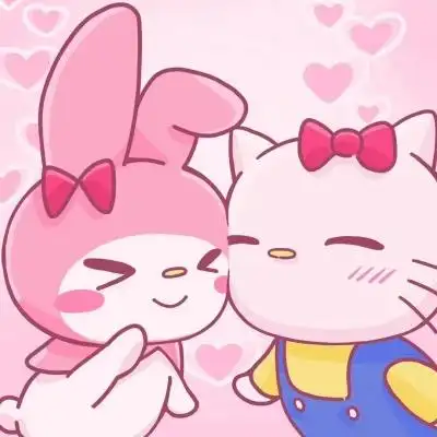 可爱美乐蒂头像粉色系高清图片,卡通头像图片