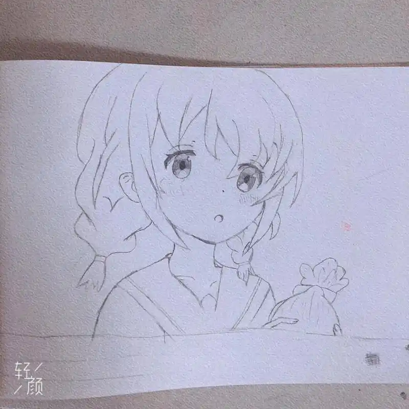 手绘动漫人物 #画画使我快乐 - 抖音