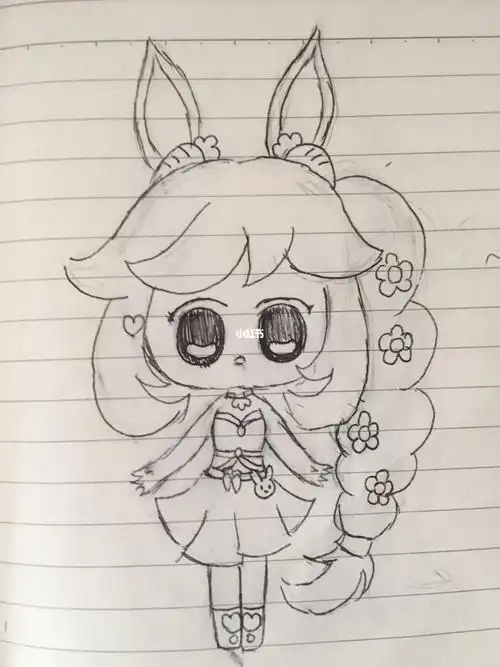 斗罗大陆小舞简笔画小舞简笔画斗罗大陆布丁手绘