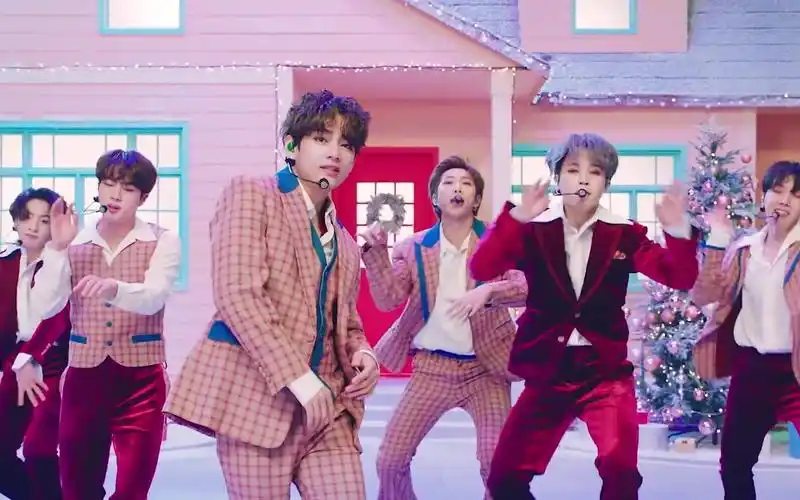 【防弹少年团】日本cdtv 圣诞dynamite 超高清现场(201221)