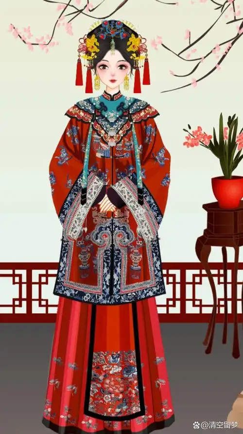 清朝三套嫁衣 喜欢哪个呢