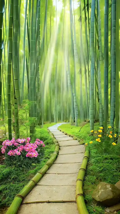 "#寻一处幽静觅一份清欢 #唯美意境 #竹林