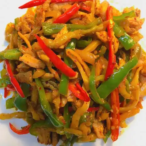 江西菜榨菜炒肉丝妥妥的下饭菜好吃到哭