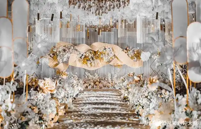 香槟色唯美婚礼—目光所致,皆是你