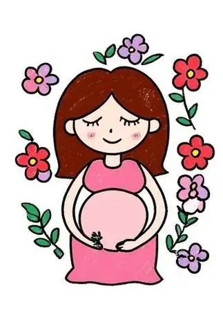 🎨孕妈妈简笔画✨