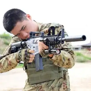 新威尔m4电动下供弹ar水弹枪成人玩具枪ar真人cs吃鸡装备m401r1