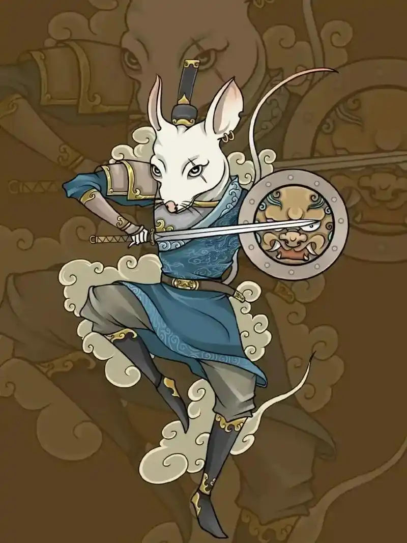 国潮古风icon十二生肖系列萌图