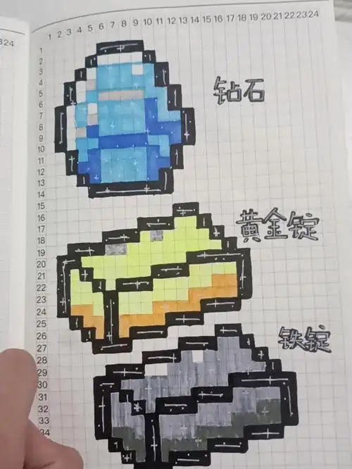 我的世界像素画