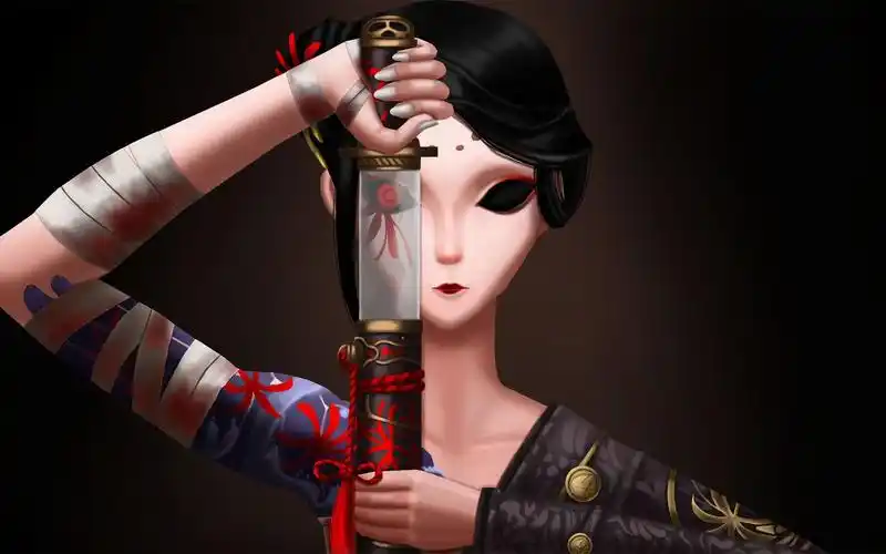 [photoshop painting] 第五人格99血扇红蝶99拔刀【专业的不专业