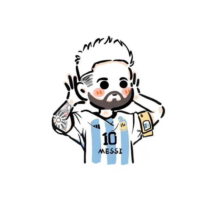 9693一组梅西小头像,请左滑查收～ 再更新一张可爱的梅老板,喜欢