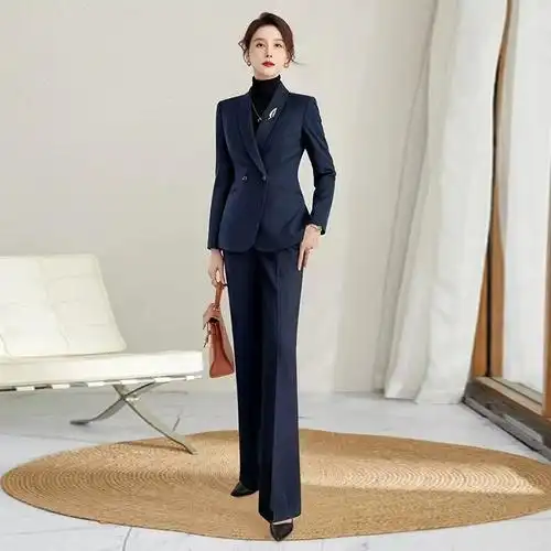 时尚套装职业装修身西装高级感女装高端气质外套职业装女