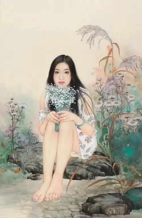 张冬蕊老师工笔美女