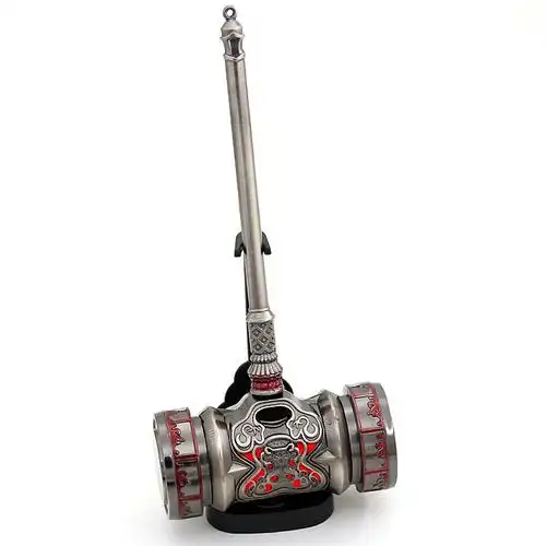 斗罗大陆锤子 绝世唐门 唐三昊天锤 21厘米闪光版合金模型 未开刃