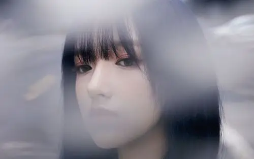 程潇淡蓝西装酷美壁纸又甜又酷程潇