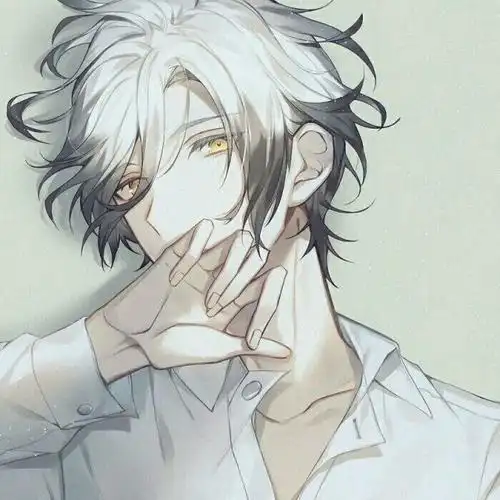 个性帅气动漫男生头像  你是我心中的诗  不许别人更改一个字