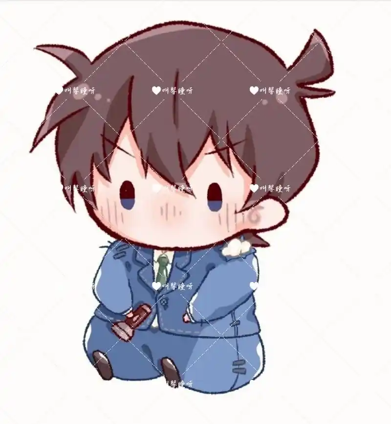 名侦探柯南# #q版头像# 发个作品证明我在[二哈]