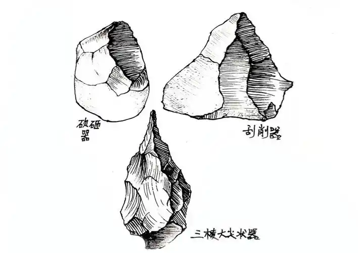 小红书助手  #手绘 #黑白线描  #石头  #工具  #素描 #画画 #素