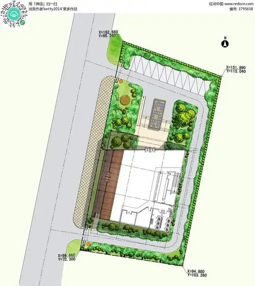 室外建筑平面图