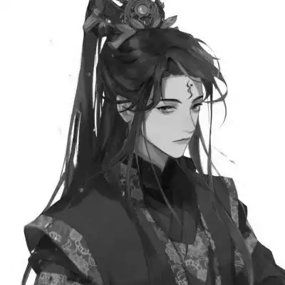 古风头像黑白男