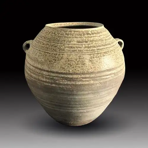 汉代陶罐 _2019年秋季艺术品展销会_无锡中雍_拍品价格_图片_拍卖专场