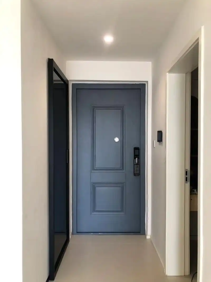 没有门套真的不好看吗?改入户门我有话说 没有做门套,想要极简,真的就