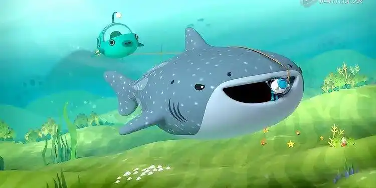 海底小纵队:最惊险的一次救援,伙伴们差点被鲸鲨消化掉!