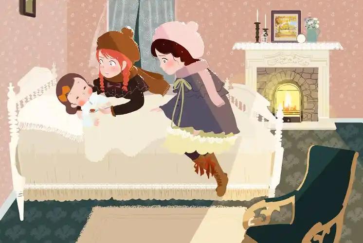 给凯叔家画的《绿山墙的安妮》插图